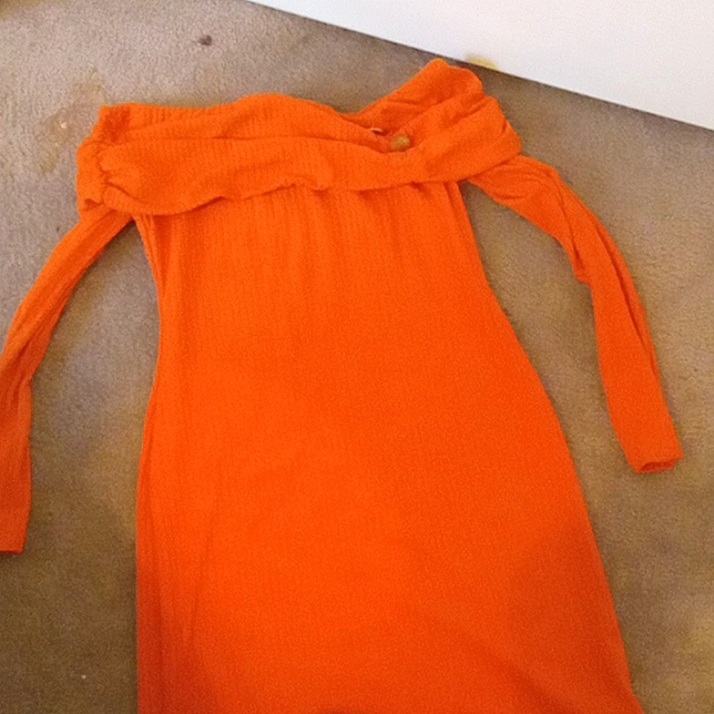 Orange dress